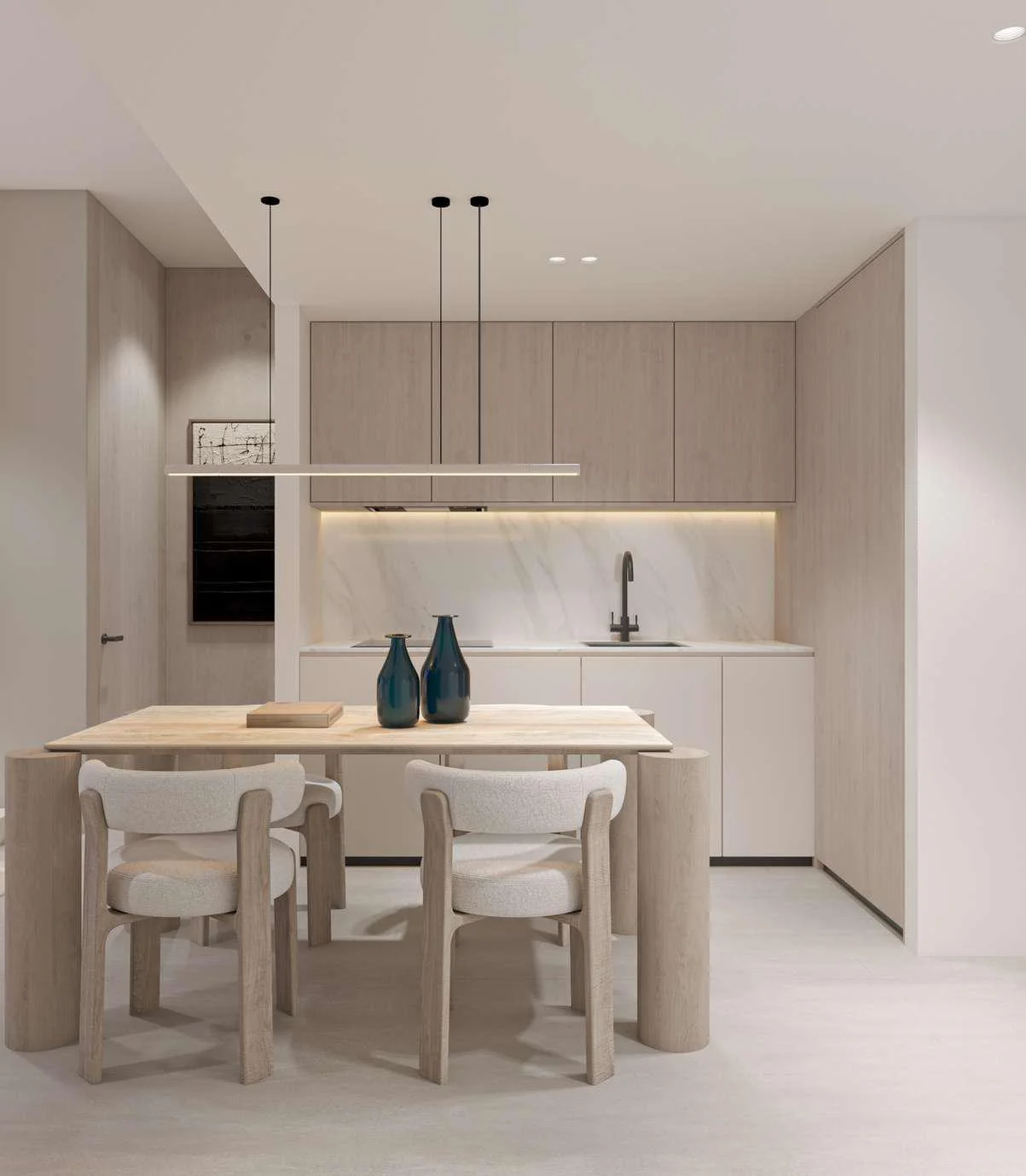Designer kitchen and dining area, Arthouse Residences