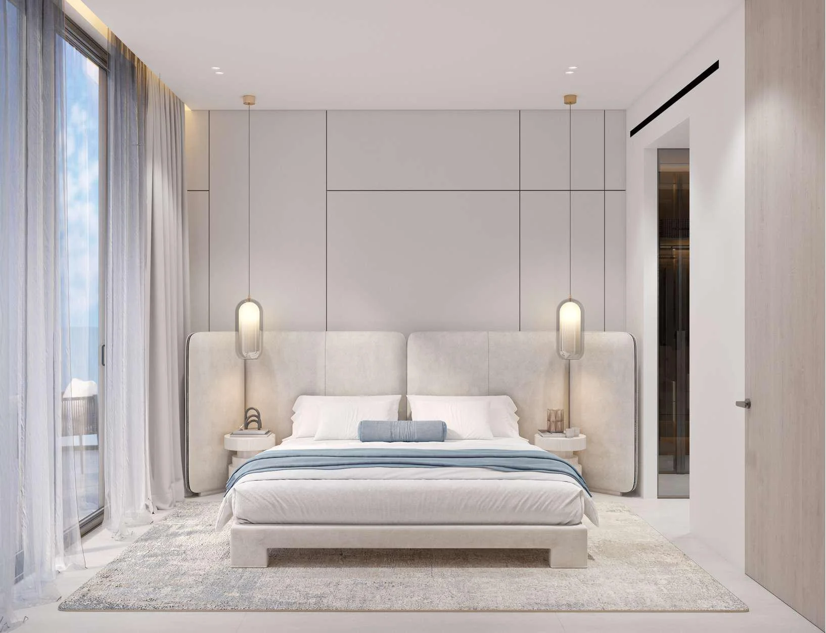 Luxury bedroom with a view, Arthouse Residences